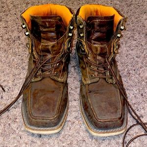 Double H steel toe lace up boots